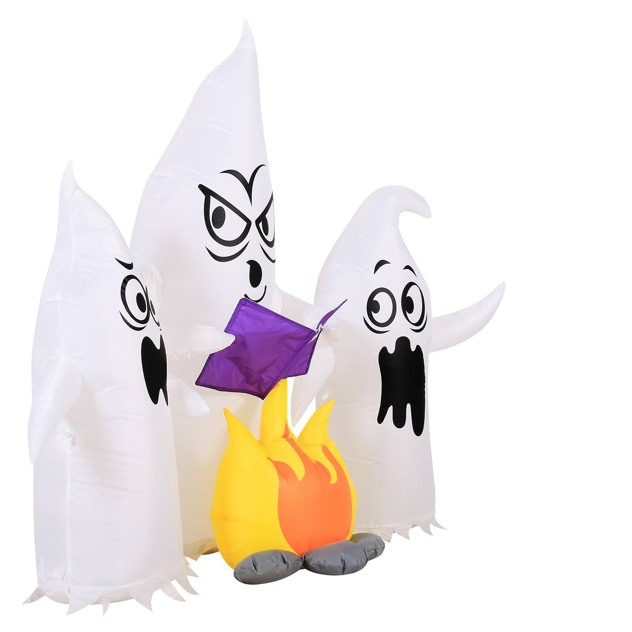 5ft. Occasions Inflatable Color Changing Campfire Ghosts
